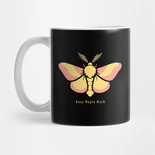 Rosy Maple Moth by CreativeSage